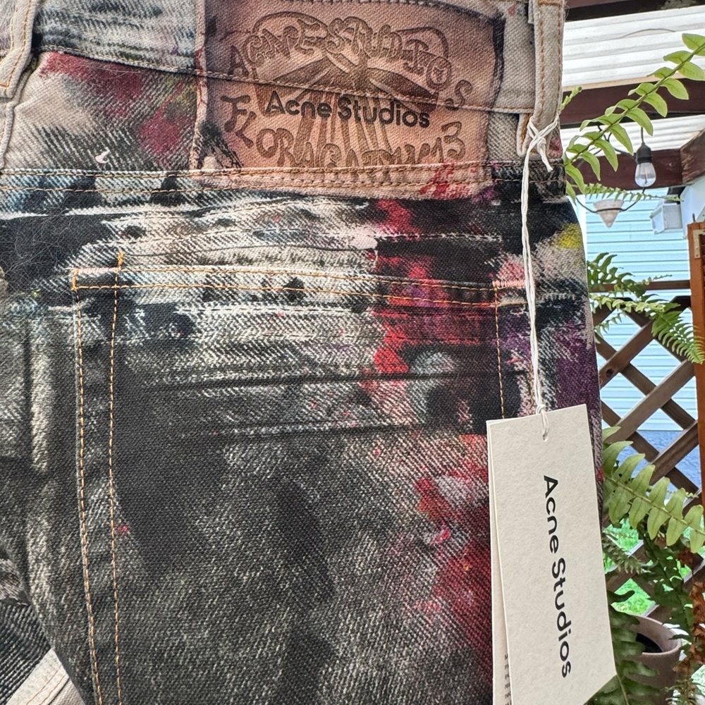 Acne Studios - Paint Splash Cotton Pants (BNWT) -